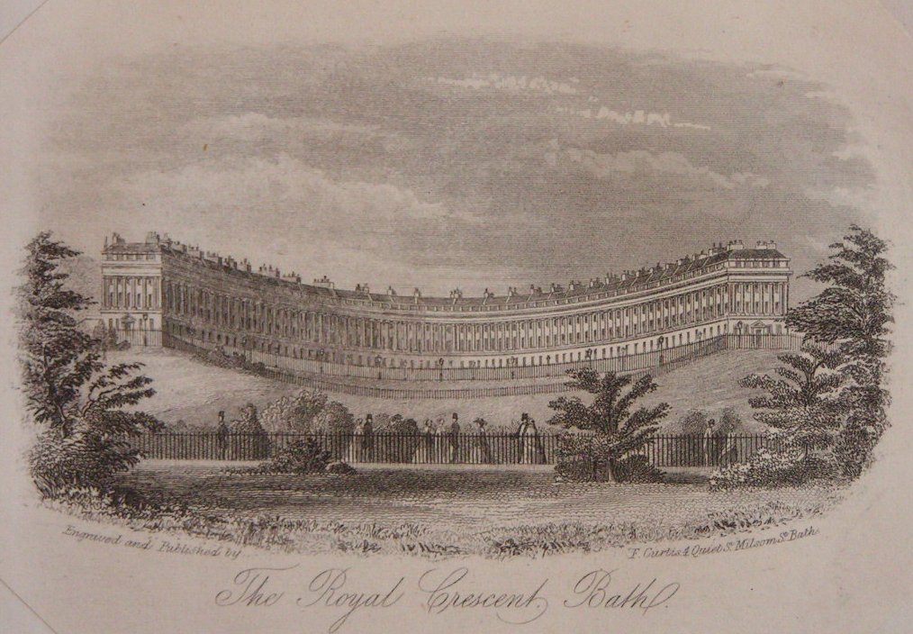 Steel Vignette - The Royal Crescent, Bath. - Curtis